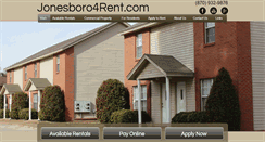 Desktop Screenshot of jonesboro4rent.com